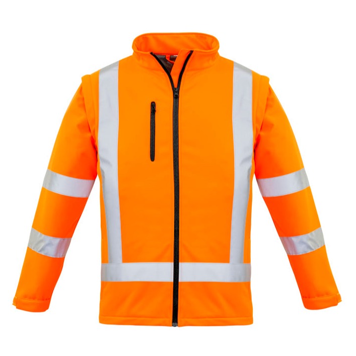 SYZMIK Women's Hi Vis Rail X Back in Softshell Jacket (ZJ770