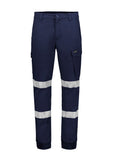 SYZMIK Mens Essential Stretch Taped Cargo Pant - Cuffed (ZP935)