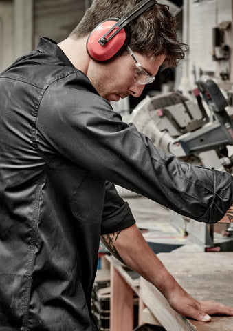 SYZMIK Mens Lightweight Tradie L/S Shirt (ZW121)