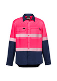 SYZMIK Hi Vis Outdoor Segmented Tape Long Sleeve Shirt (ZW470)
