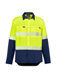 SYZMIK Hi Vis Outdoor Segmented Tape Long Sleeve Shirt (ZW470)