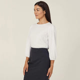 NNT French Georgette 3/4 Sleeve Top (CATUPM)