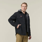 HARD YAKKA Quilted Solid Shacket (Y06691)