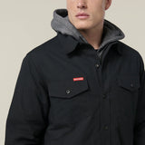 HARD YAKKA Quilted Solid Shacket (Y06691)