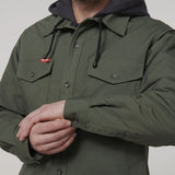 HARD YAKKA Quilted Solid Shacket (Y06691)