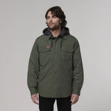 HARD YAKKA Quilted Solid Shacket (Y06691)