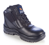 MONGREL 261020 Zipsider Safety Boot - Black - Workin' Gear