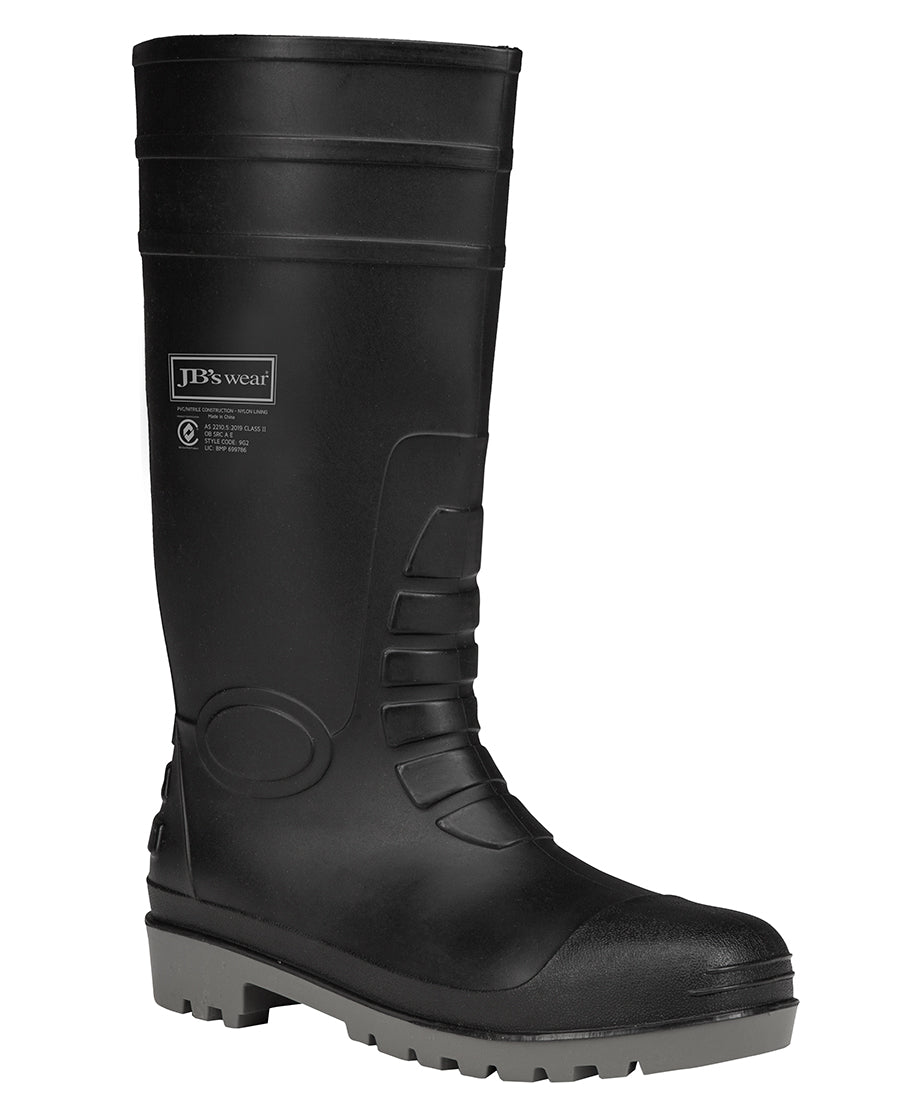 Safety rubber boots steel toe on sale