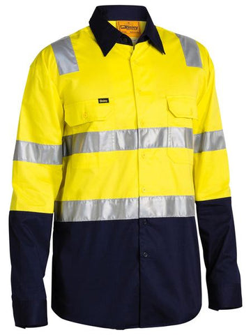 BISLEY BS6432T 3M Taped Cool Lightweight Shirt - Yellow - Workin' Gear