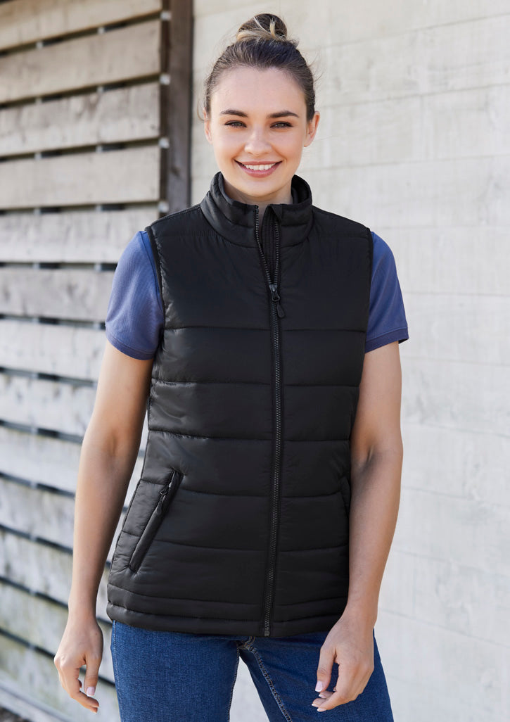 BIZ Alpine Women's Puffer Vest (J211L) Workin' Gear