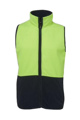 Hi vis top polar fleece vest