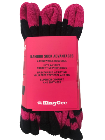 KING GEE Women's Pack Bamboo Work Socks (K49015) Workin' Gear