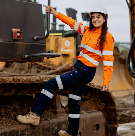 Green hi 2025 vis trousers