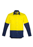 SYZMIK ZW122 Unisex Hi Vis Spliced Industrial Shirt - Workin Gear