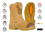 KING GEE Bennu Rigger Safety Boot - Wheat (K27173)