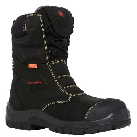 KING GEE Bennu Rigger Safety Boot - Black (K27174)