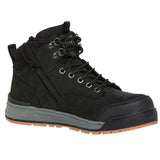 Workin Gear - HARD YAKKA 3056 Lace Zip Safety Boot - Black